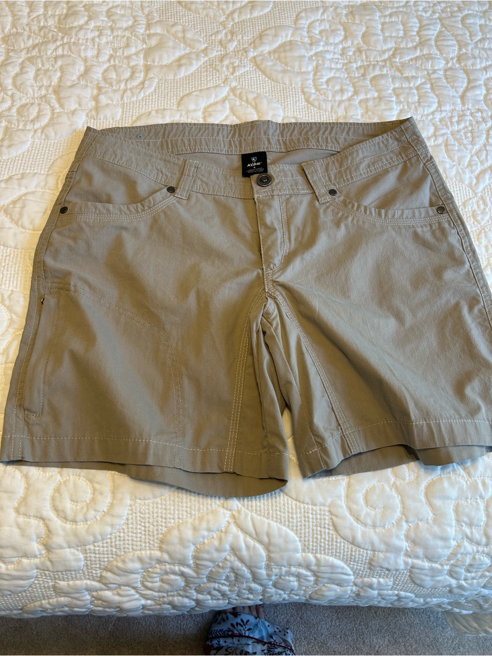 Kuhl Women's Splash Tan Outdoor Performance Shorts Size 8